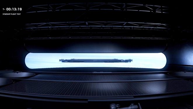 スターシップからリリースされるスターリンク衛星のイメージイラスト(c)SpaceX