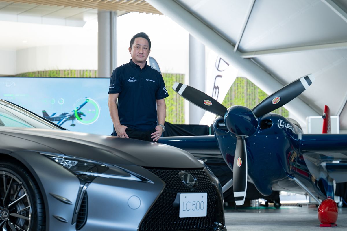 Lexus International Co. レクサス統括部 主幹 兼 LEXUS PATHFINDER AIR RACING テクニカルコーディネーターの中江雄亮