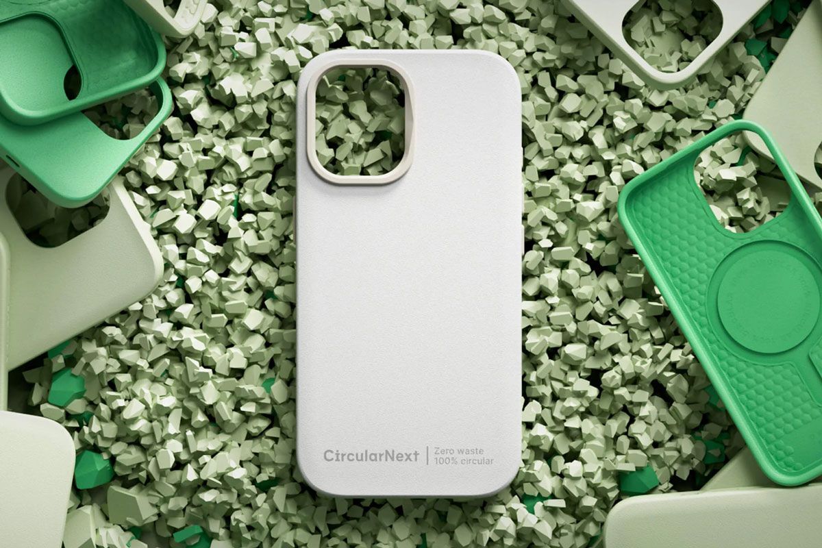 使用済みケースと製造過程で生まれた端材でつくられ、エコシステムに貢献する「サーキュラーネクスト」シリーズ。