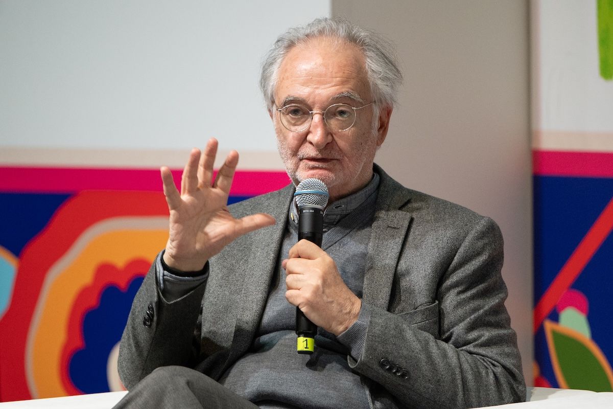 イタリア・トリノで開かれた国際ブックフェアに出席したジャッ ク・アタリ（2025年5月18日）。Getty Images