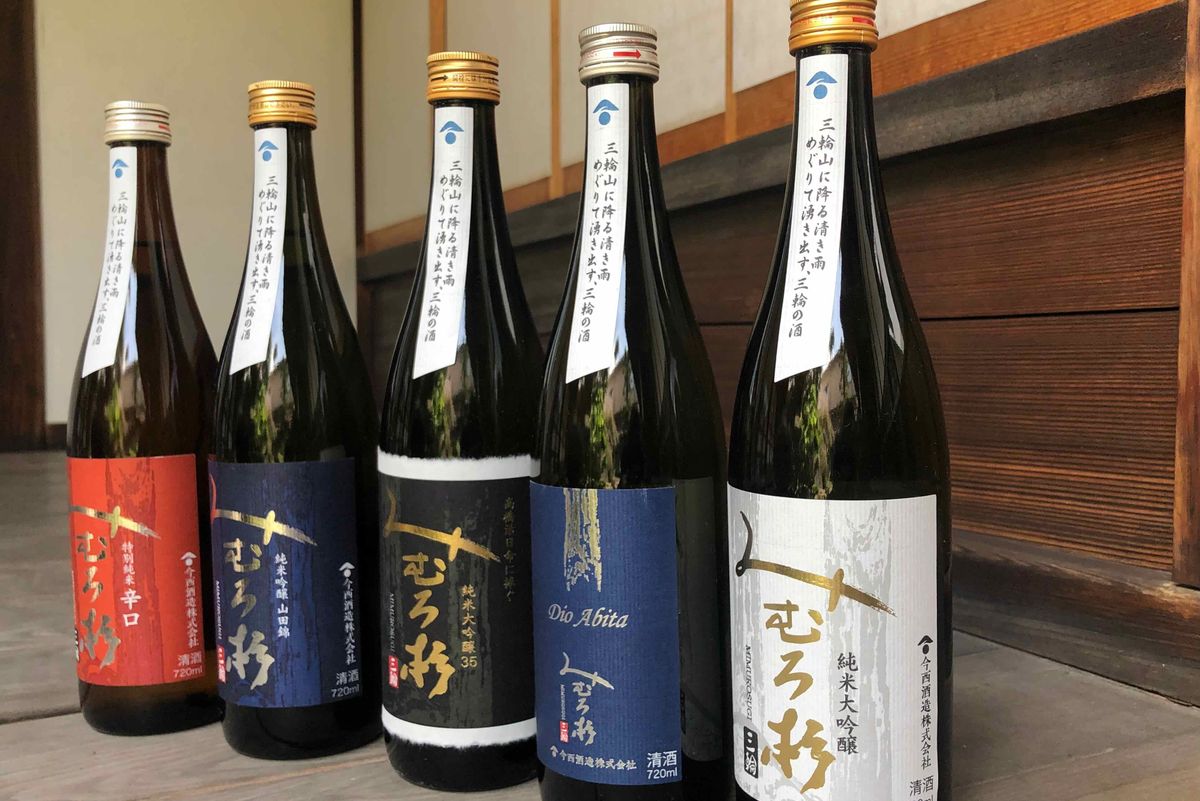 今西酒造のみむろ杉（今西酒造提供）