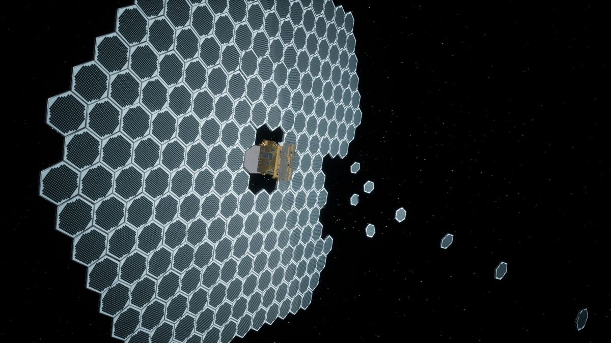 ランデブー・ロボティクスの自律式モジュールによるパネル組立システム (c)Rendezvous Robotic