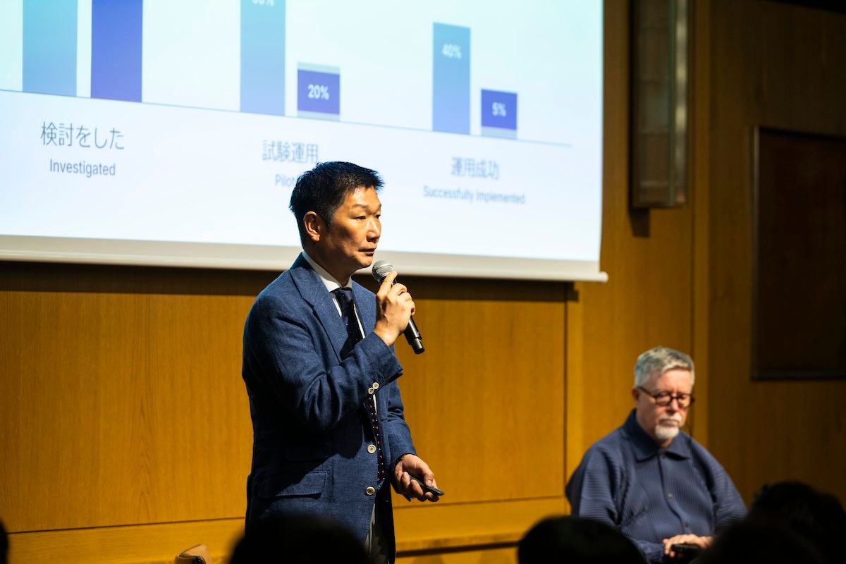 ENND Partnersが主催したイベント「Code of Creativity　新たな価値を生み出す力」。ENNDは人文・デザイン・アート分野から創造的実践を探る「京都クリエイティブ・アッサンブラージュ」との連携をしており、このイベントでも多くの聴衆と企業課題の現在や、その解決創造について議論を深めた。