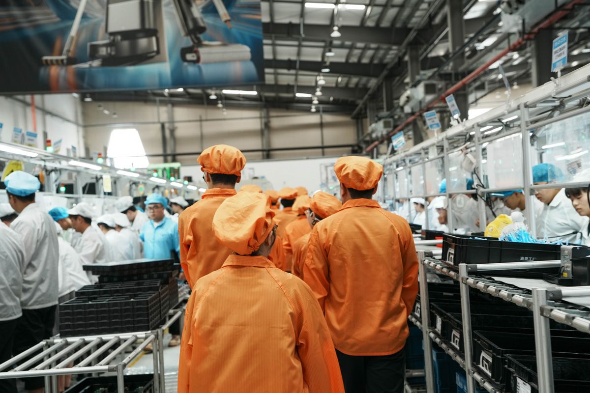 Dreame Technologyの工場。徹底した品質管理も行われている