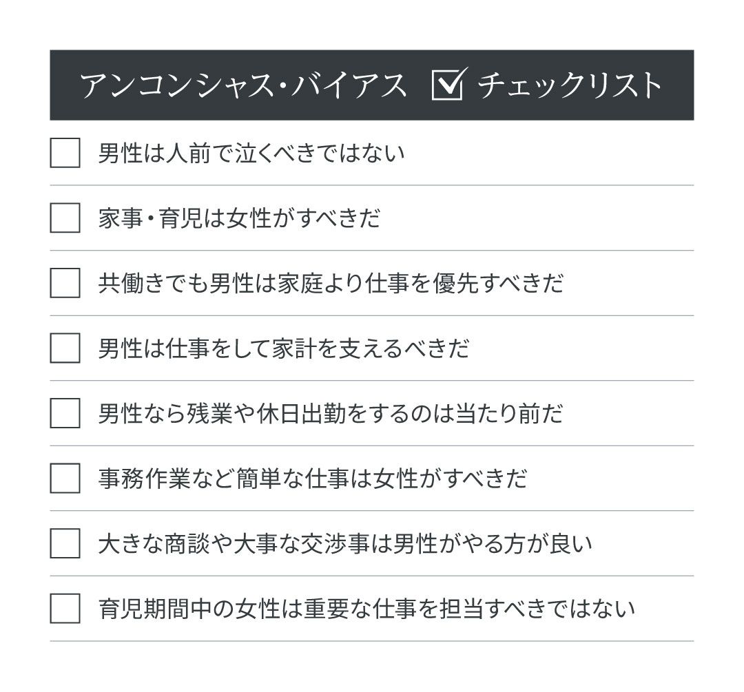 「アンコンシャス・バイアス チェックリスト」