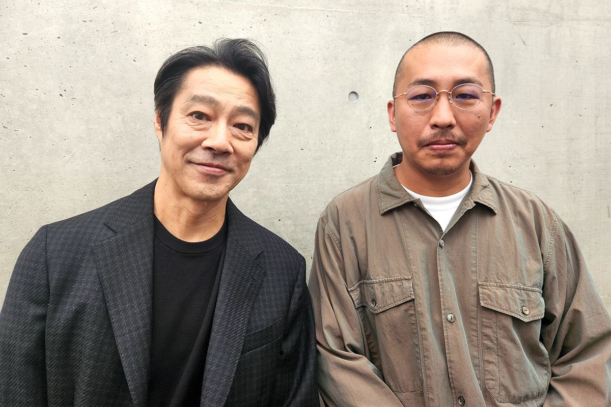 堤真一さん（左）と三宅唱監督（右）