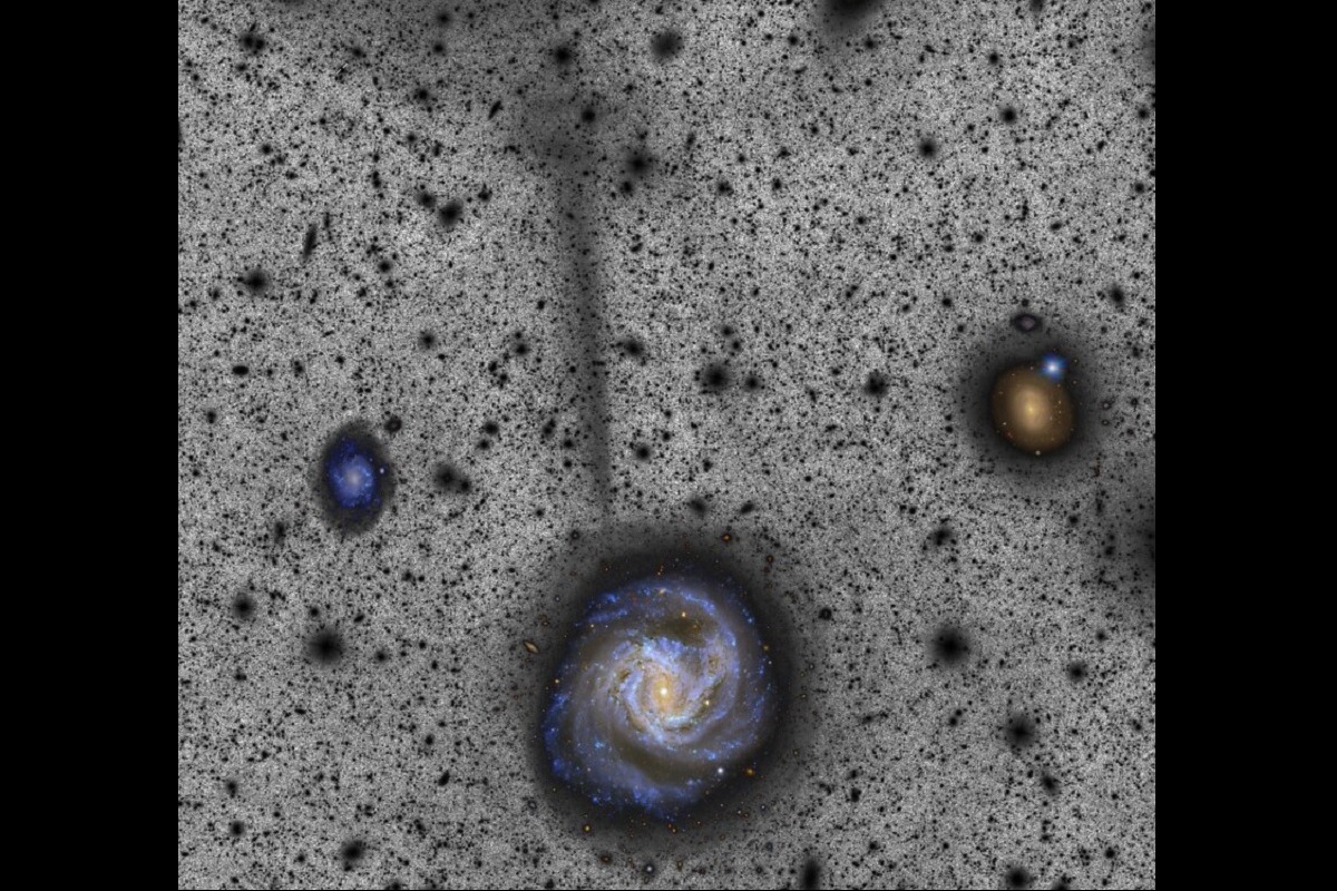 巨大な「恒星ストリーム」が渦巻銀河M61の周囲に存在 ルービン天文台が