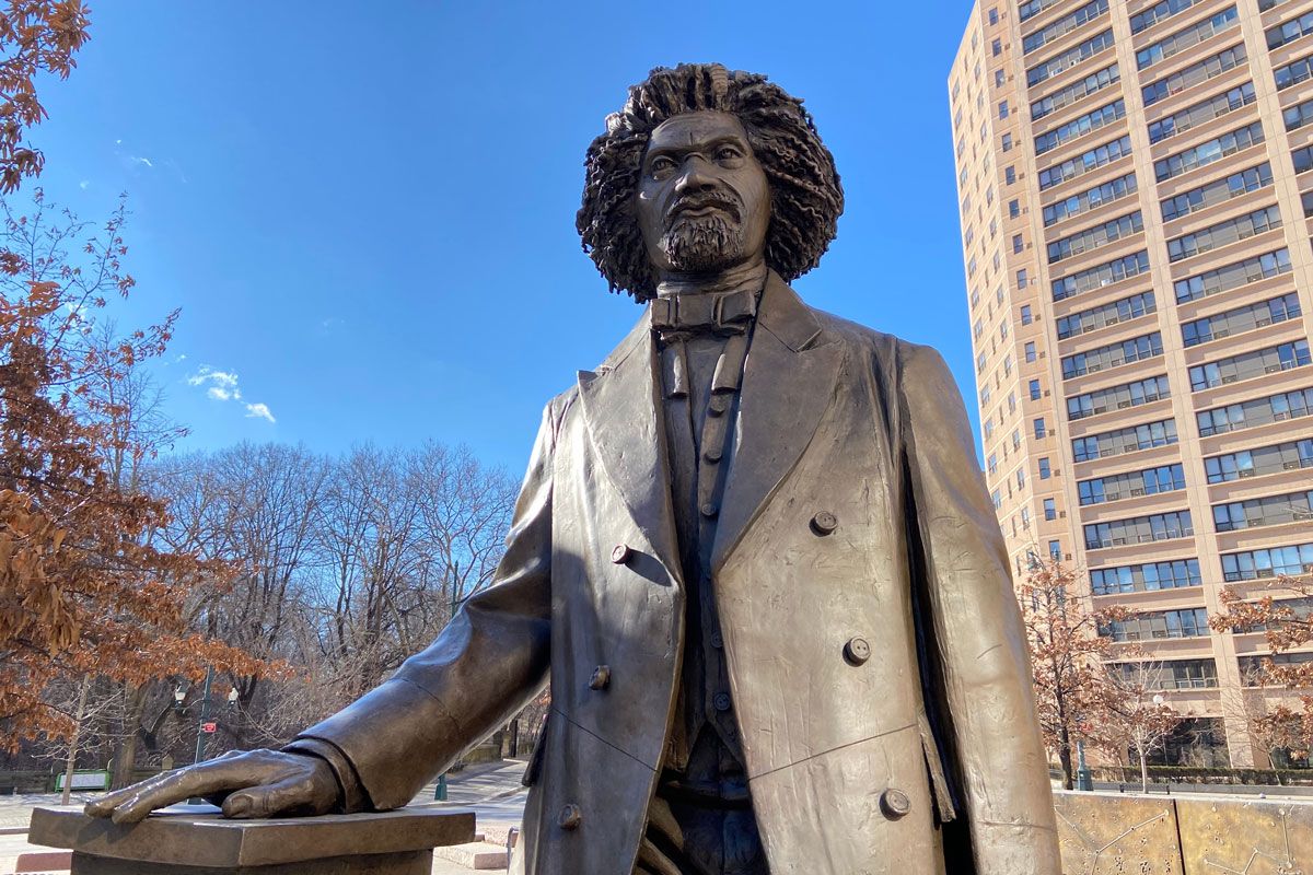 フレデリック・ダグラスの記念碑（ニューヨーク、Shutterstock.com）