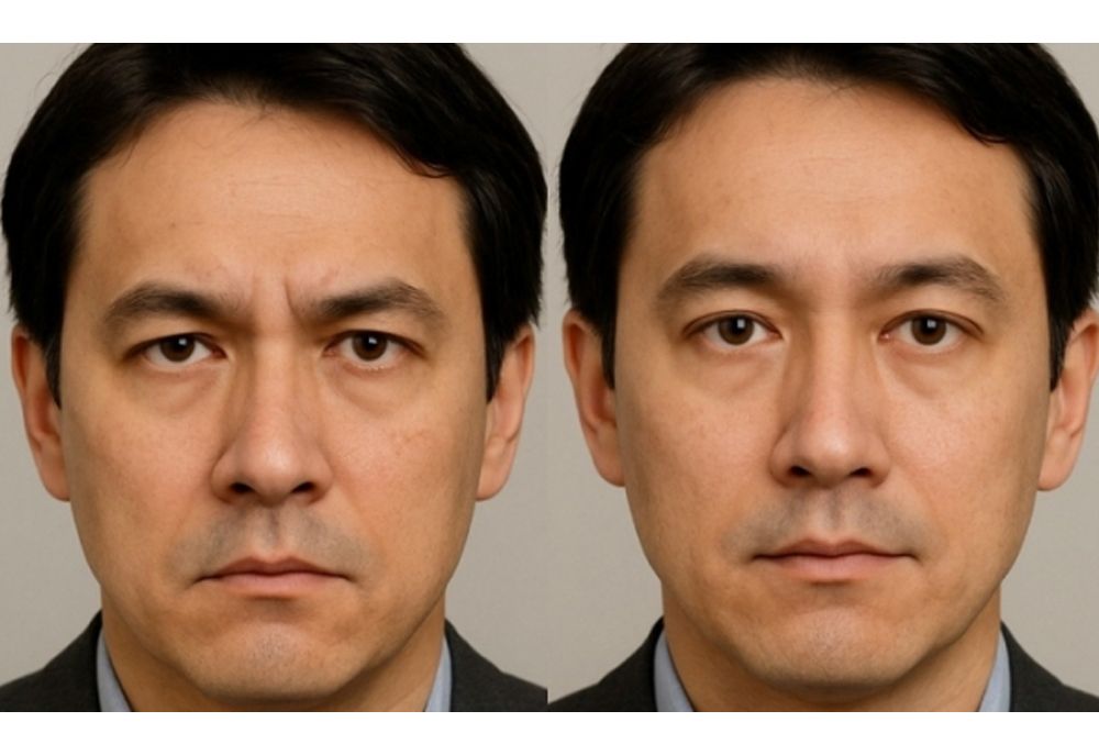 人々が信頼性について抱くステレオタイプをもとにChatGPT-5が生成した男の顔。