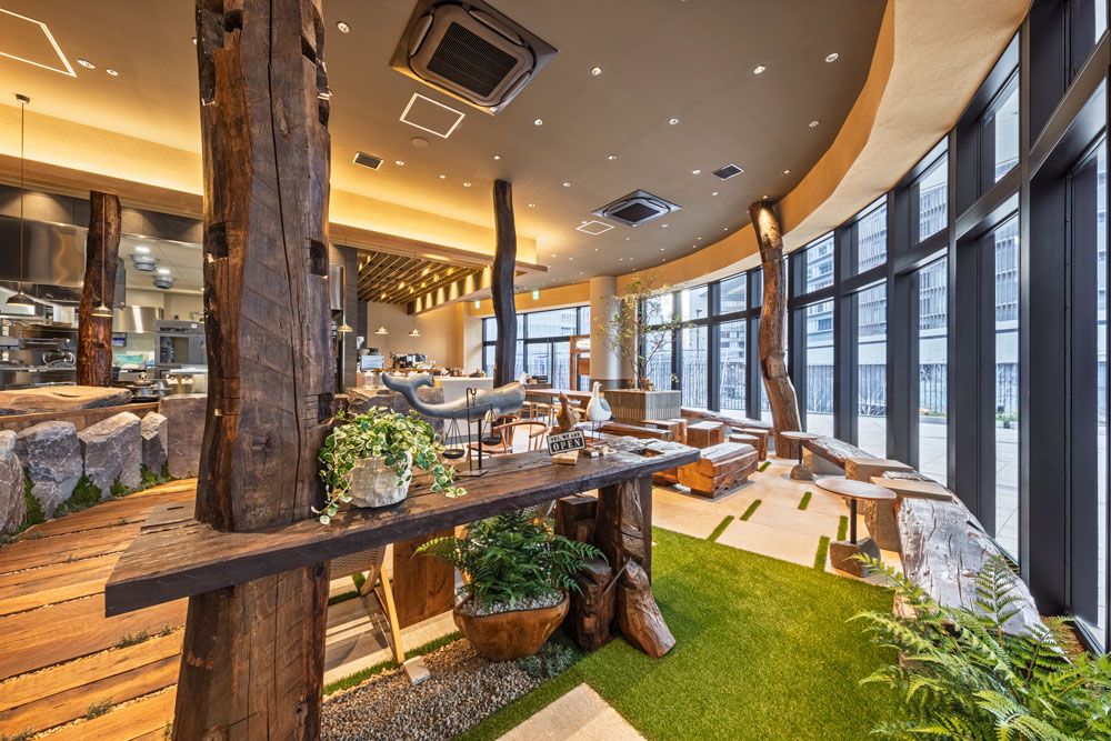 山翠舎が設計・施工を手がけたR Baker うめきたグリーンプレイス店