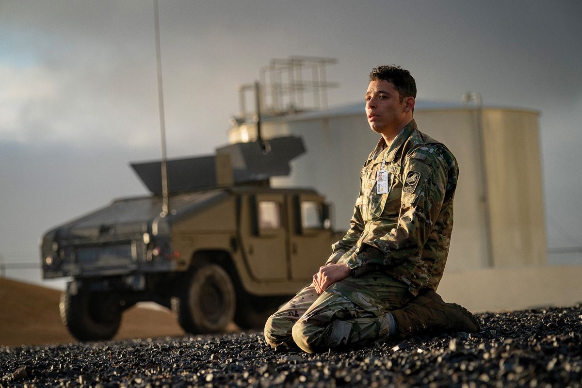 『ハウス・オブ・ダイナマイト』。アンソニー・ラモス演じるダニエル・ゴンザレス少佐（Eros Hoagland/Netflix）