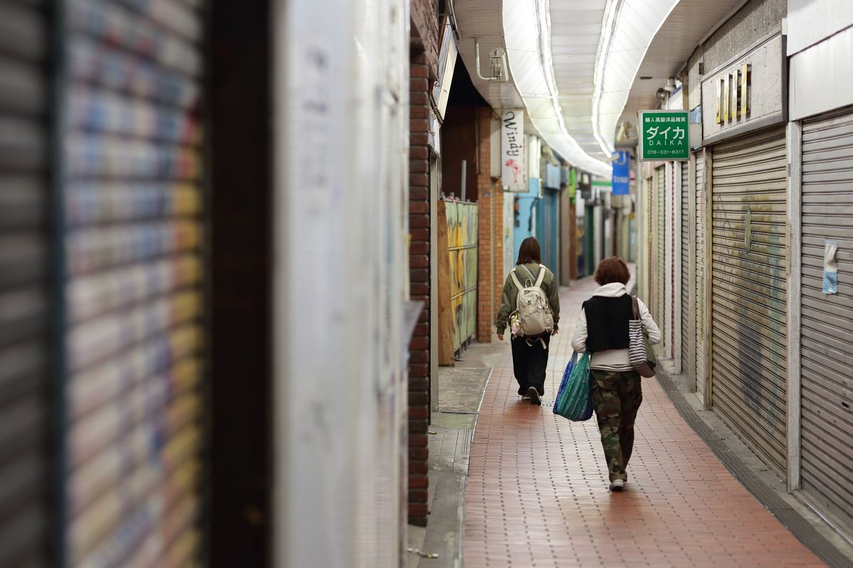 通路として使われている現在のモトコー