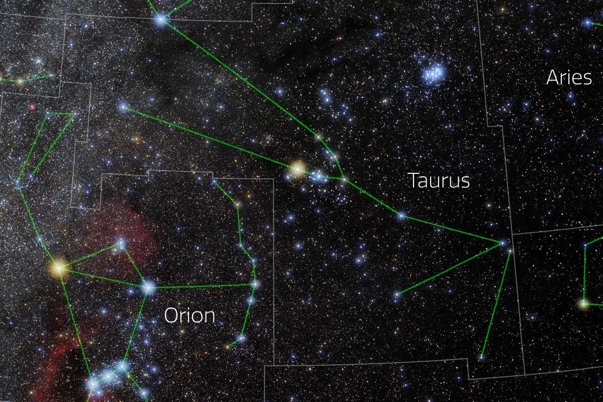 おうし座（E. Slawik/NOIRLab/NSF/AURA/M. Zamani）