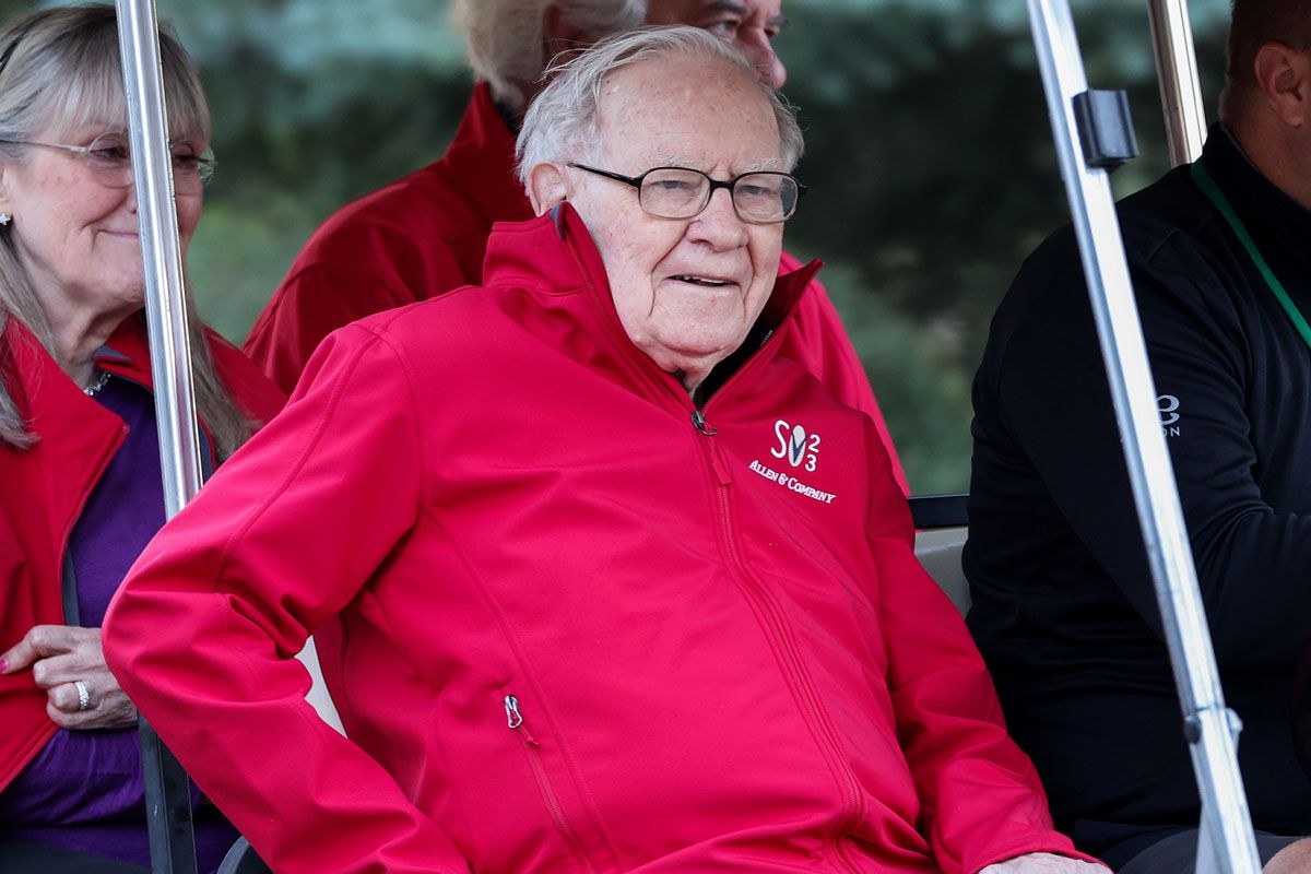 ウォーレン・バフェット（Photo by Kevin Dietsch/Getty Images）