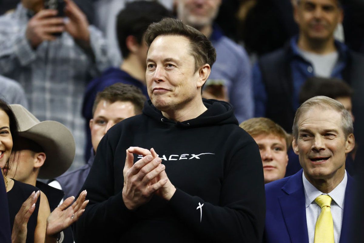 イーロン・マスク（Photo by Isaac Wasserman/NCAA Photos via Getty Images）