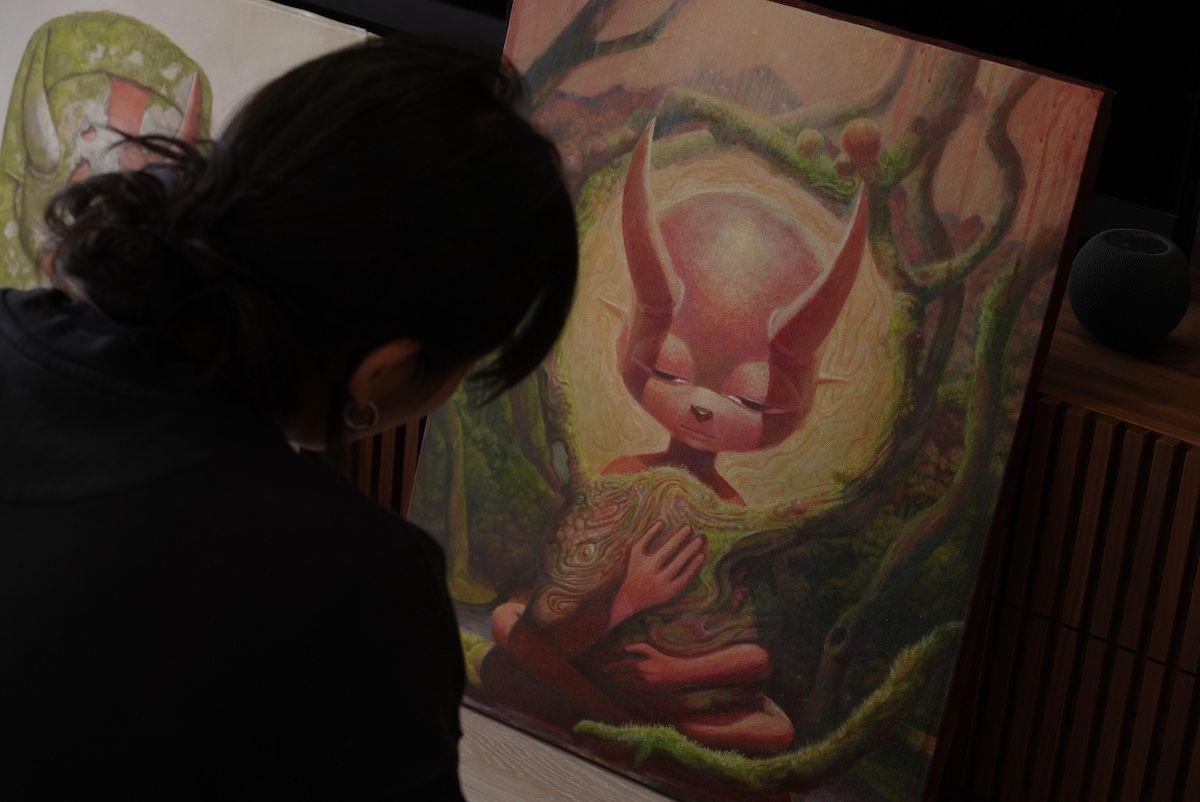 「芽」illustrated by Sora Aota