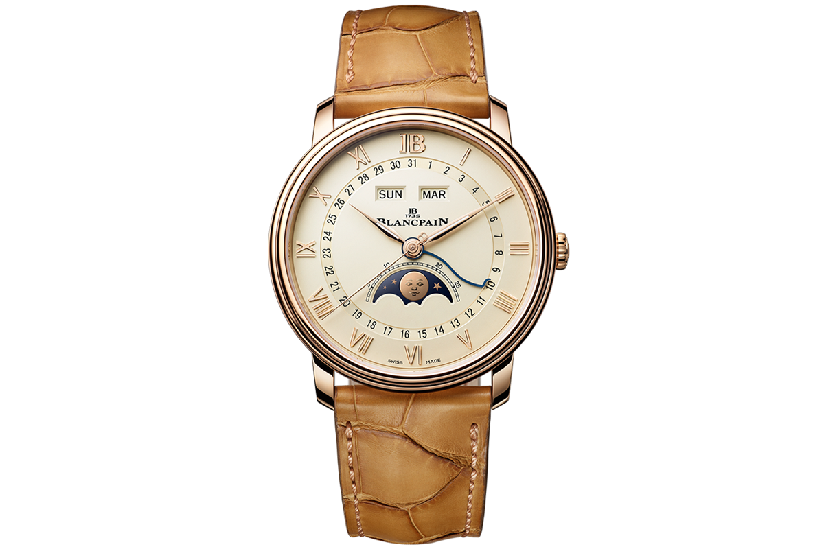 自動巻き、18KRGケース、ケース径40mm。4521000円〈ブランパン／ブランパン ブティック銀座 Tel:03-6254-7233〉