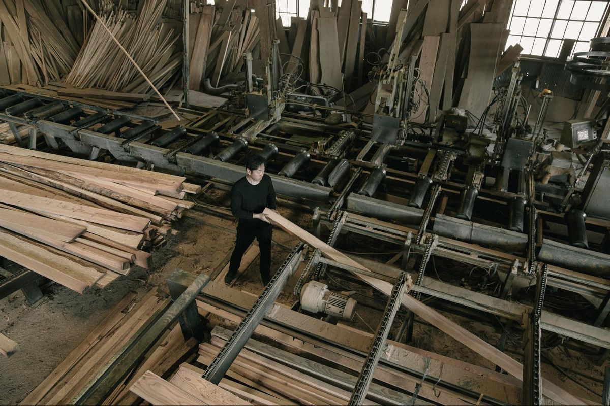 昭和39年より製材業を営む穴井木材工場・Forequeの代表取締役 穴井千秋