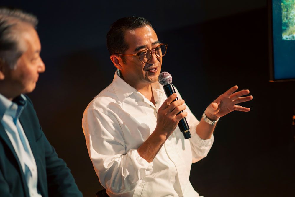 「美山荘」の四代目当主、中東久人