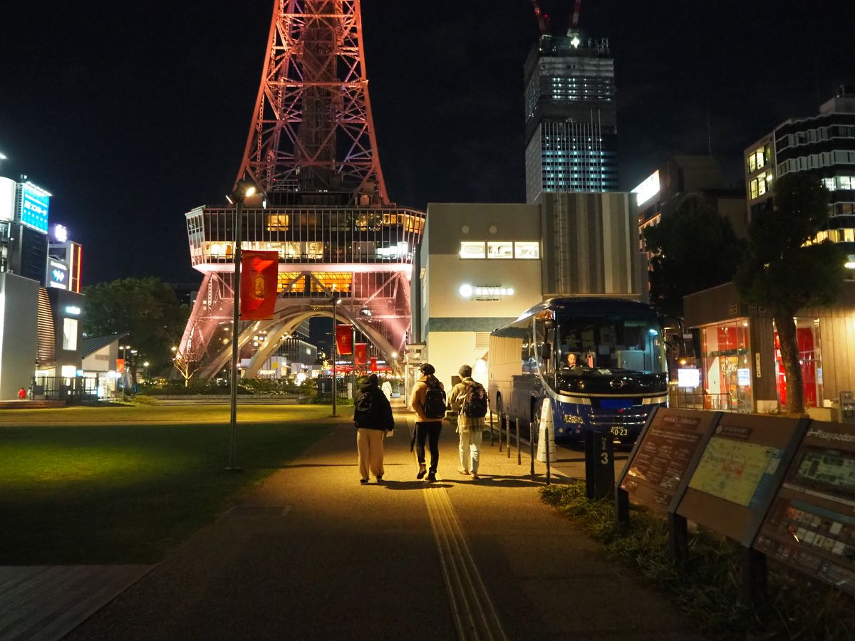 夜さんぽの様子