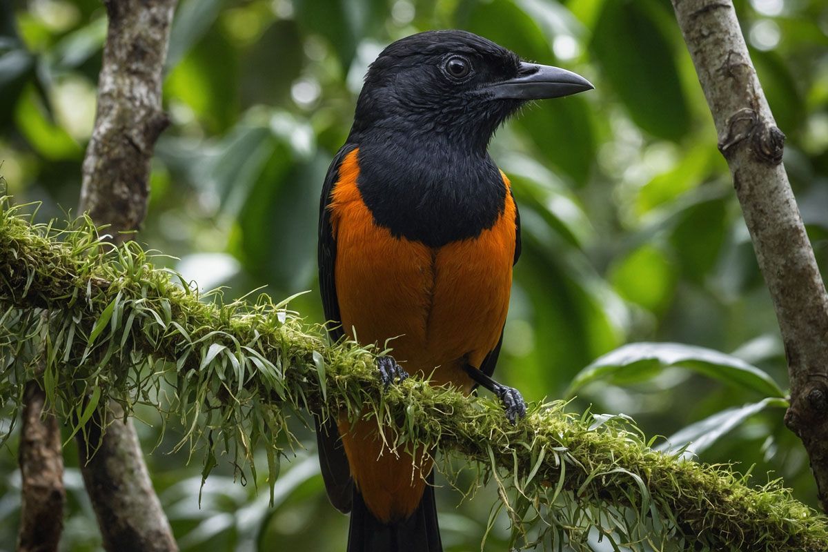 皮膚と羽毛に毒をもつズグロモリモズ（Shutterstock.com）