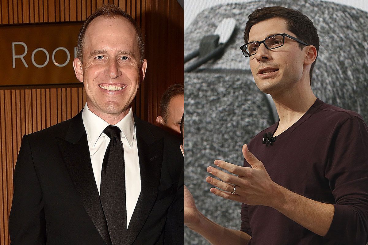 ブレット・テイラー（写真左）、クレイ・ベイバー（同右）Photo by Patrick McMullan/Patrick McMullan・Liz Hafalia/The San Francisco Chroniclevia Getty Images）