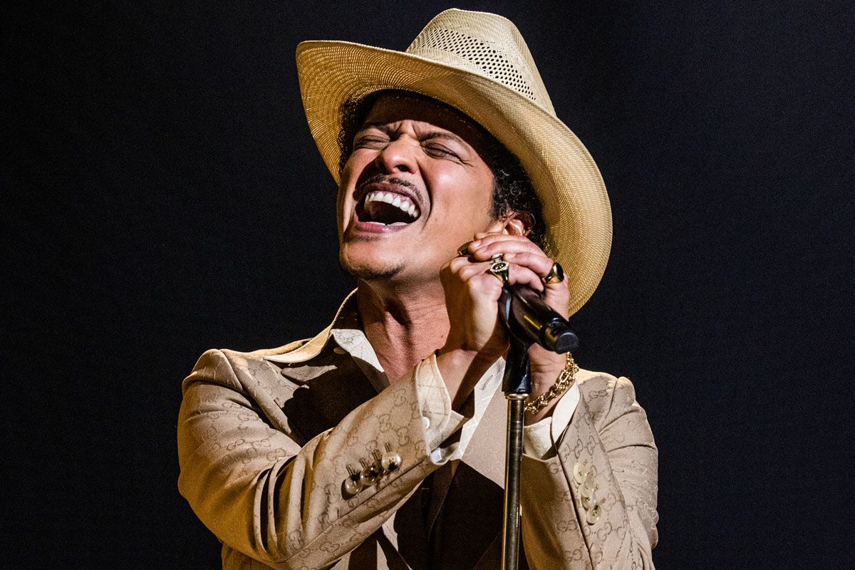 22位　ブルーノ・マーズ（Photo by John Shearer/Getty Images for The Recording Academy）