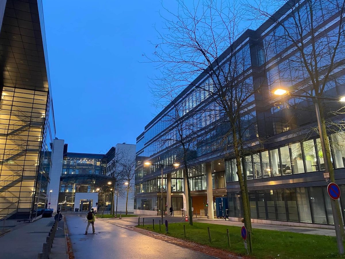 ルクセンブルグのオフィス街