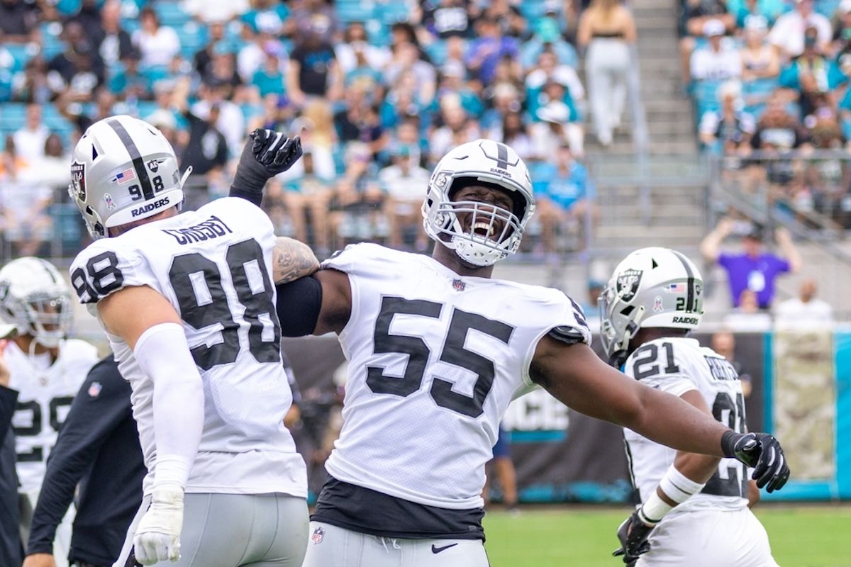 16位　ラスベガス・レイダース（D'Avril Grant/Shutterstock.com）