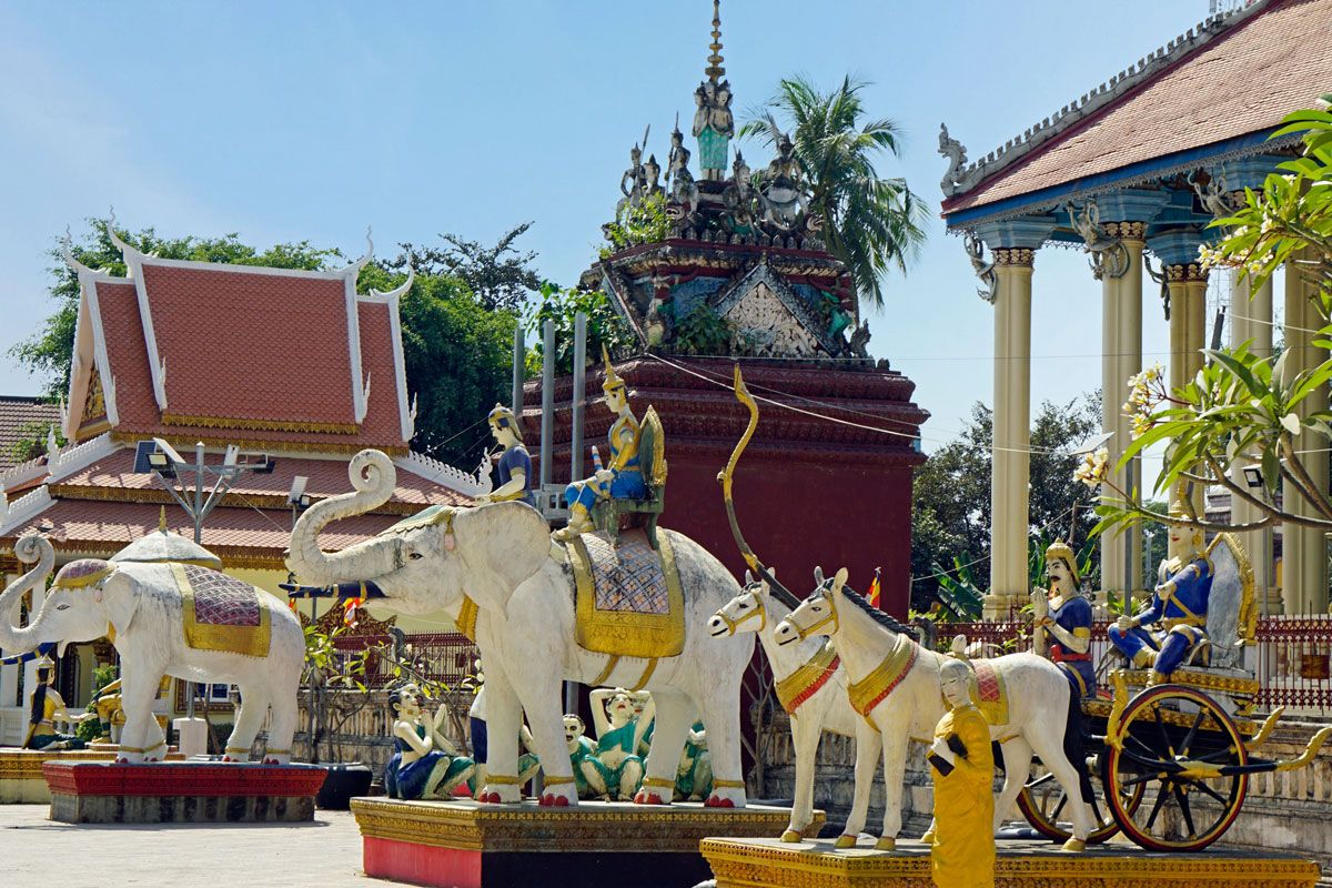 寺院が点在するバッタンバン（Shutterstock.com）