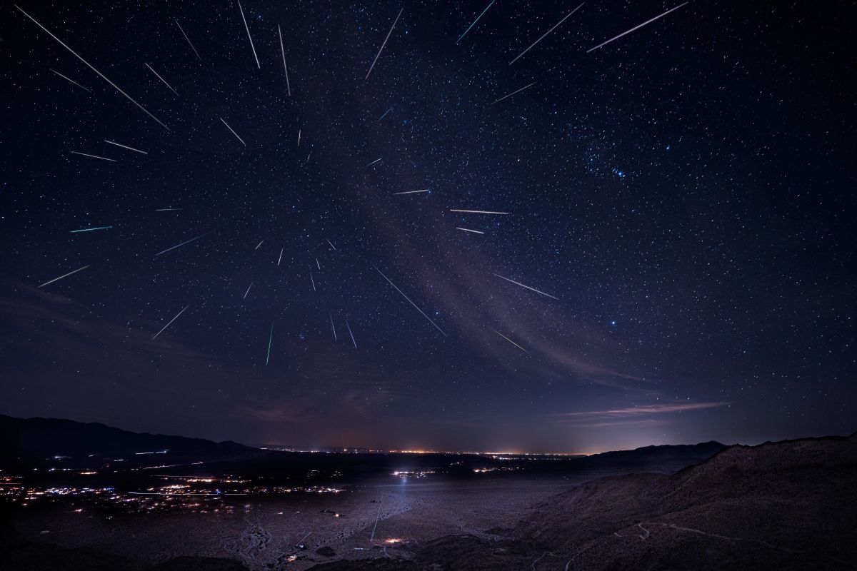 ふたご座流星群。2023年撮影（Shutterstock.com）
