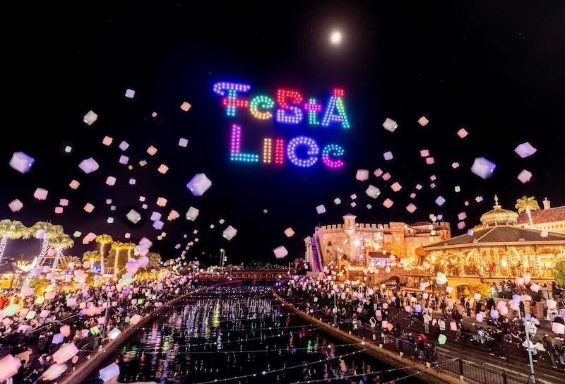 和歌山最大級の光の祭典「フェスタ・ルーチェ」提供：株式会社タカショーデジテック