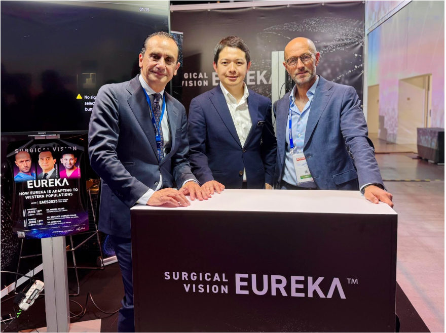 EAES2025（欧州内視鏡外科学会）にて「EUREKA」の技術をアピール。確かな手応えを得たという。