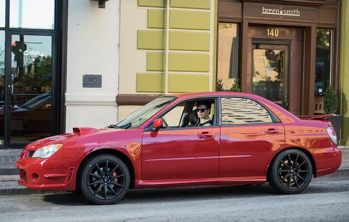 『ベイビー・ドライバー』のスバル インプレッサ WRX（c 2017 TriStar Pictures, Inc. and MRC II Distribution Company L.P. All Rights Reserved.）