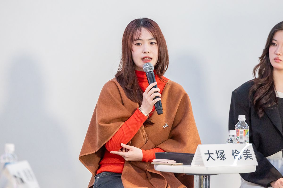 青山学院大学学生の大塚伶美氏