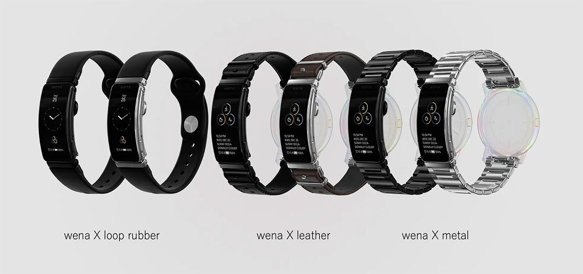 wena Xはスマートウォッチとスマートバンド、2つのモードを切り替えながら使える