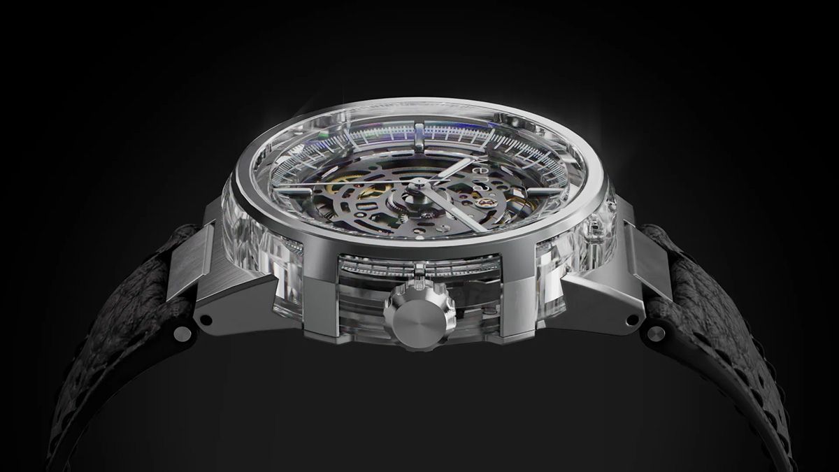 スケルトンケースを採用する限定モデル「wena X 10th Special Edition」のイメージ