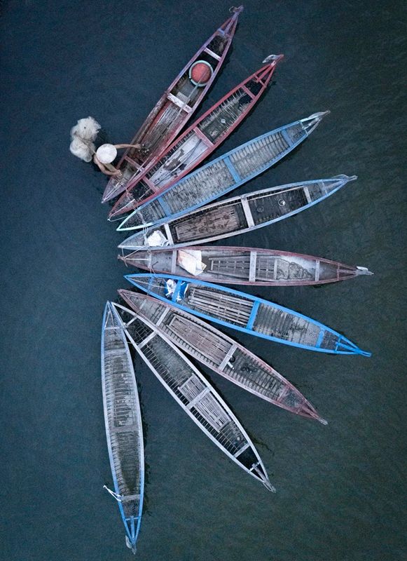 「天空の視点（Above the Horizon）」。空中写真部門（プロ）金賞。撮影地：ベトナム　Marie Juliette Aziz - World Photo Annual reFocus Awards