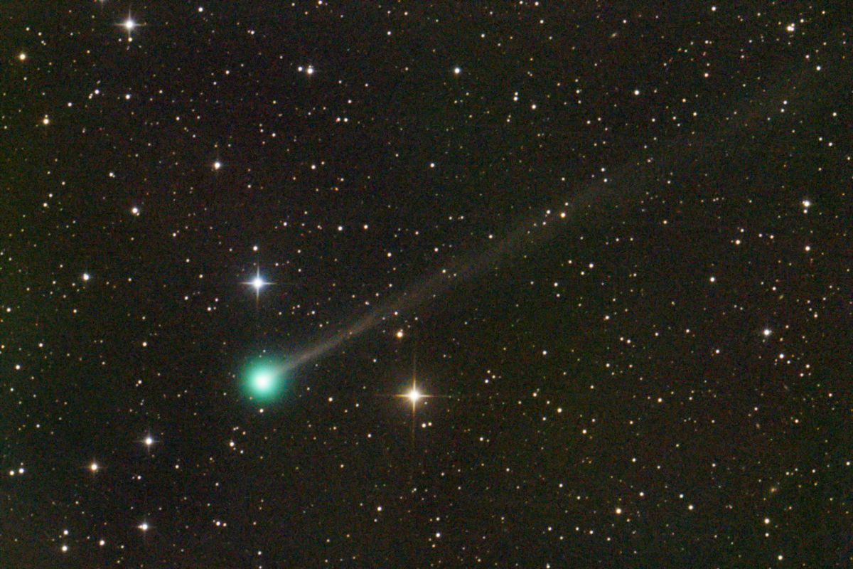 2026年3月29日に撮影されたパンスターズ彗星「C/2025 R3（PanSTARRS）」（Dimitrios Katevainis, CC BY-SA 4.0 <https://creativecommons.org/licenses/by-sa/4.0>, via Wikimedia Commons）