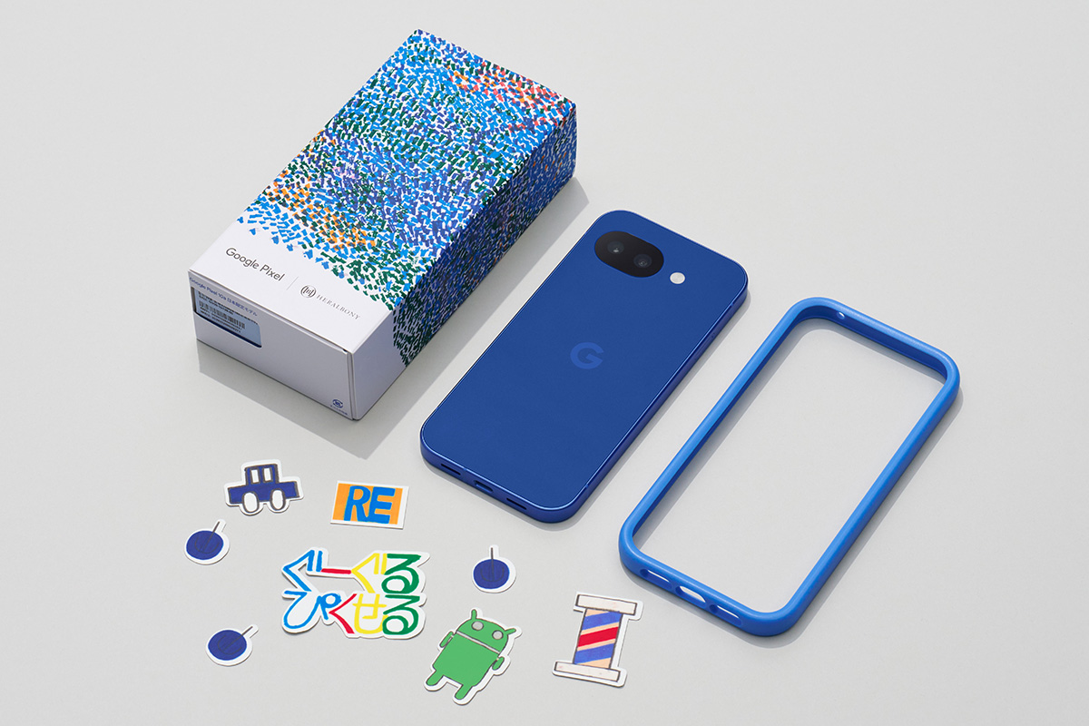 グーグルスマホ初の日本限定モデル「Isai Blue」──ヘラルボニーと共
