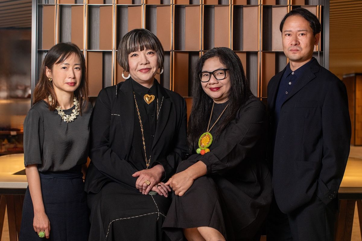 （写真左から）イザベラ・タム、片岡真実、アリア・スワスティカ、徳山拓一（C）Art Basel and Ben Marans