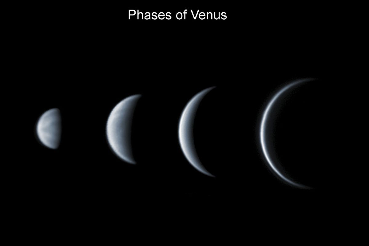 金星の満ち欠け。2004年撮影（Jamie Cooper/SSPL/Getty Images）