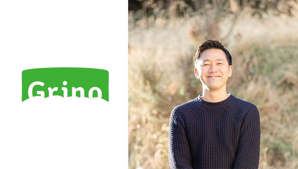 *左：Red Yellow And Green株式会社の提供する「Grino」サービスロゴ