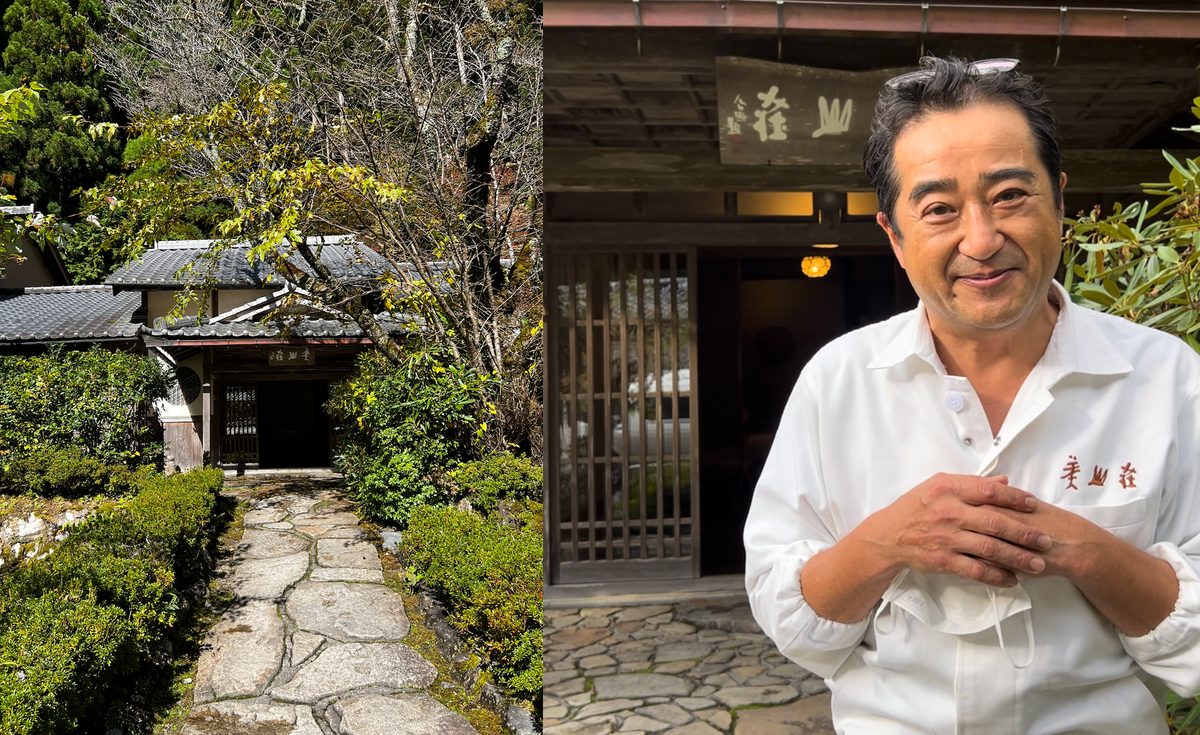 「美山荘」4代目主人 中東久人氏