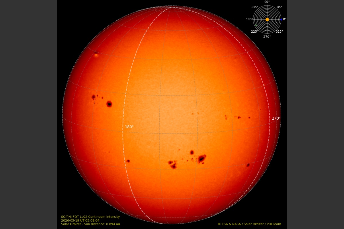 太陽の国へ 太陽の裏側に数年ぶり最大級の黒点群が出現 22日以降に地球へ磁気嵐の
