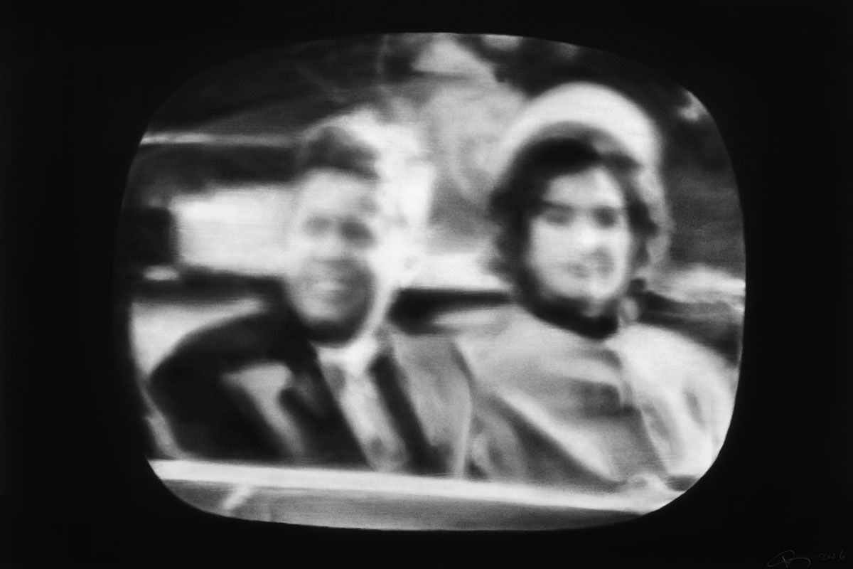 Robert Longo Untitled (JFK & Jackie, Zapruder Still), 2026（c）2026 Robert Longo/Artists Rights Society (ARS), New York.