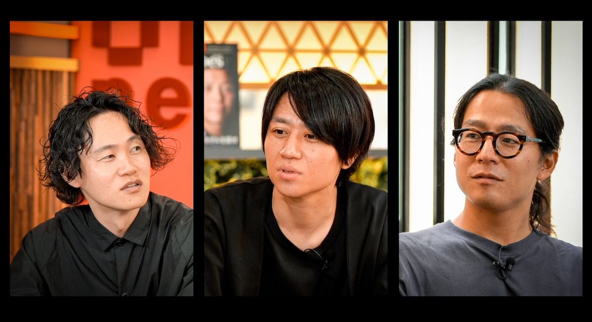 経済番組「セトフラ」でMC2人と話す石川