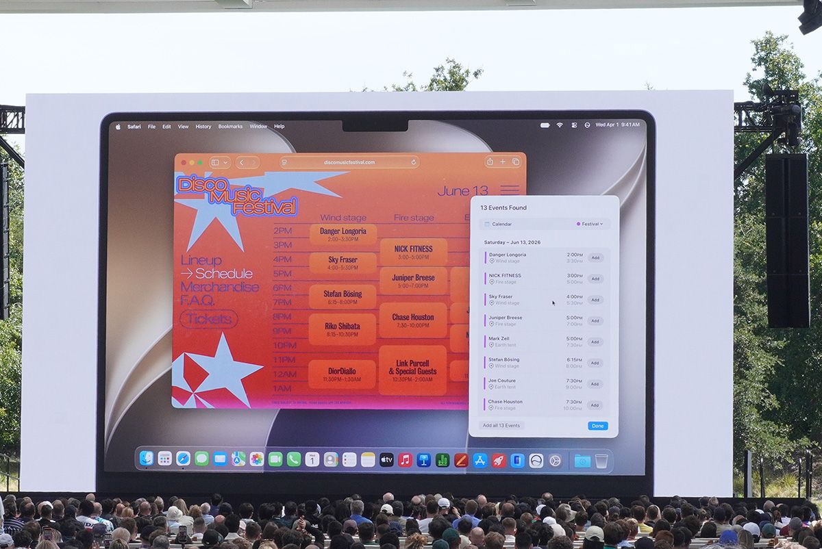 macOS 27 Golden Gateでは、リキッドガラスのデザインをさらにブラッシュアップ。洗練されたウインドウのデザインを採用する
