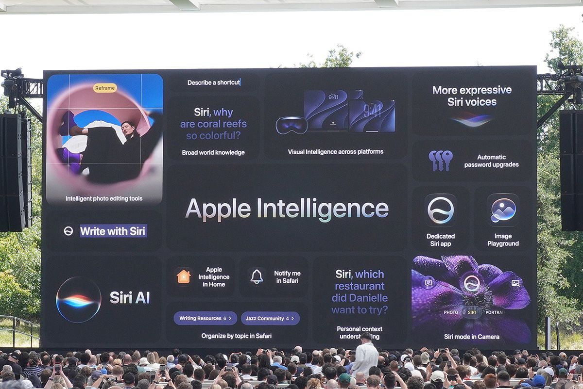 Siri AIを共通のユーザーインターフェースとして、各種デバイスの上にApple Intelligenceの新しい機能と体験を届ける