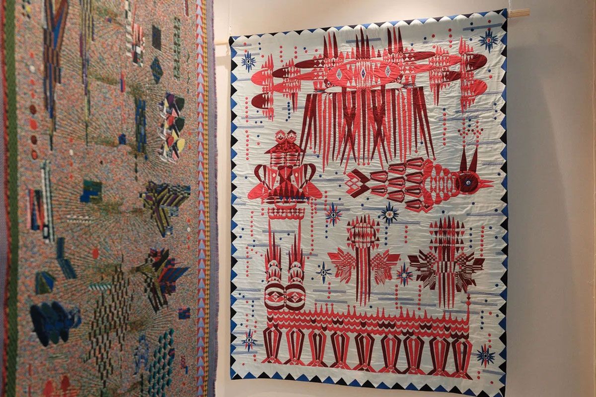 エジプトの技法を使った作品